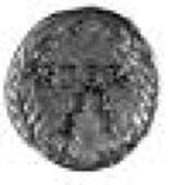 Vitellius (AD 69), Denarius, rev. spqr ob cs in wreath. Almost very fine, on small flan (£120-140)