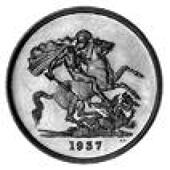 George VI (1936-1952), Coronation, 1937, Proof Set, Gold Five and Two-Pounds, Sovereign and Half-Sovereign, in case...