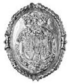 Charles I (1625-1649), Charles I, an important Royalist badge, in gold, unsigned [by T. Rawlins], crowned bust...