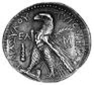 Phoenicia, Phoenicia, Tyre, Tetradrachm, yr 35 [92-1 BC], laureate, beardless head of Melqarth right, reverse eagle...