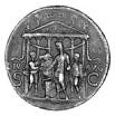 Caligula (AD 37-41), Sestertius, 40-1, Rome, Pietas seated left, holding patera and resting left arm on statuette,...