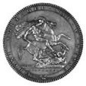 George III (1760-1820), Crown, 1819, edge LIX (ESC 215; SC 220; S 3787). Good extremely fine or better, light tone...