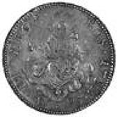 Italy, Genoa: Republic, Early series, 96 Lire, 1792, crowned oval arms with supporters, rev. Virgin and child (Mont....