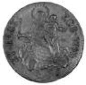 Italy, Republic, Later series, 96 Lire, 1797, similar, 15 stars in Virgin’s halo (Mont. 30; Varesi 8; F 444)....