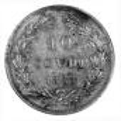 Italy: Papal States, Gregory XVI, 10 Scudi, 1835R (Rome), yr V, bust left, rev. value in wreath (Mont. 106; Varesi...