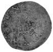 United States of America, Massachusetts, Oak Tree coinage, Twopence, 1662, mm. rose on rev. only, oak tree,...