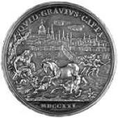 Jacobite Appeal Against the House of Hanover, 1721, a silver medal, unsigned [by E. Hamerani], bust of James III...