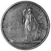 The Treaty of Aix-la-Chapelle, 1745, a silver medal, unsigned [by C.N. or J.C. Roettier], bust of Prince Charles...