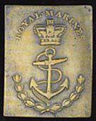 Royal Marines, an extremely rare other ranks rectangular cross belt plate c1802-1823, the die-stamped p[late with...