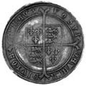 Spanish Netherlands, Third period, Fine issue, Crown, 1551, mm. y, reads franc hiber, large lis in arms, 30.87gm...