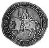 Spanish Netherlands, Exeter mint, Crown, Gp Vc, 1645, mm. tower, 28.36gm (Besly D20; SCBI Brooker 1041, same dies; N...