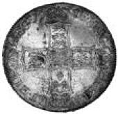 Anne (1702-1714), Crown, 1703 vigo, edge tertio (ESC 99; S 3576). Trifling surface marks, otherwise extremely fine...