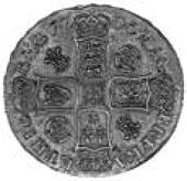 Anne (1702-1714), Crown, 1706, roses and plumes, edge qvinto (ESC 101; S 3578). Virtually extremely fine, reverse...
