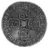 Anne (1702-1714), Crown, 1707e, plain, edge sexto (ESC 103; S 3600). Obverse fine, reverse good fine, toned...