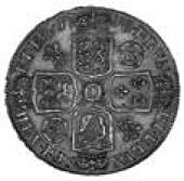 George I (1714-1727), Crown, 1716, roses and plumes, edge secvndo (ESC 110; S 3639). Extremely fine with grey tone,...