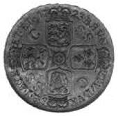 George I (1714-1727), Crown, 1723, ss c in angles, edge decimo (ESC 114; S 3640). Good extremely fine, most...