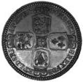 George II (1727-1760), Proof Crown, 1746, edge vicesimo, 29.83gm (L & S 7; ESC 126; S 3690). Minor hairline between...