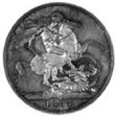 Victoria (1837-1901), Proof Crown, 1887, edge grained, struck en médaille, 28.09gm (ESC 297; S 3921). Brilliant,...