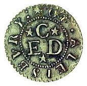 17th Century, Aylesbury, Richard Butler, Farthing, 1666, crown, 0.84g/12h (Berry & Morley 11; SCBI Norweb 282, same...