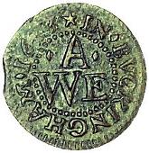 17th Century, Buckingham, William Atton, Farthing, 1663, two bells, 1.94g/12h (Berry & Morley 38; SCBI Norweb 295,...