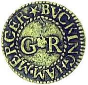 17th Century, Buckingham, George Robins, Farthings (2, from two obv. and two rev. dies), paschal lamb, 1.27g/6h,...