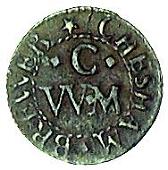 17th Century, Chesham, Richard Amond, Farthing, 1664, Clothworkers’ arms, 1.45g/6h (Berry & Morley 55; BW. 42);...