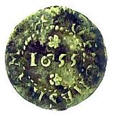 17th Century, Chesham, John Grover, Farthing, 1655, mm. pierced mullet on obv., mullet on rev., 0.68g/3h (Berry &...