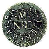 17th Century, Iver, Nicholas Mervin, Farthing, Bakers’ arms, 1.29g/9h (Berry & Morley 102; SCBI Norweb 316, same...