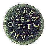 17th Century, Marlow, Tho: Smith, Farthing, crossed pistols, 0.71g/9h (Berry & Morley 117, and BNJ 1973, p.114, P...