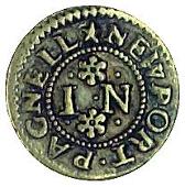 17th Century, Newport Pagnell, John Norman, Farthing, Grocers’ arms, 1.04g/12h (Berry & Morley 133; SCBI Norweb...