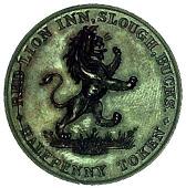 18th Century, Slough, William Till, Halfpenny, 1794, in copper, similar, edge plain, 10.85g/12h (DH 21). Reverse die...