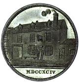 18th Century, Slough, William Till, Proof Halfpenny, 1794, in white metal, similar, edge plain, 8.16g/12h (DH 23)....