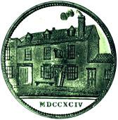 18th Century, Slough, William Till, Halfpenny, 1794, in white metal, similar, edge plain, 8.56g/12h (DH 24). Minor...