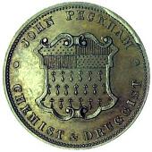 18th Century, Slough, William Till and John Peckham, mule Halfpenny, 1794, in bronzed-copper, similar, edge plain,...