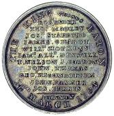 18th Century, Middlesex, Middlesex, Political and Social series, Eaton’s Trial, 1794, a silver Penny-sized medal,...