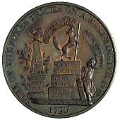 18th Century, Middlesex, Middlesex, Political and Social series, Admiral Gardner’s Election token, 1796, standing...