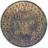 18th Century, Middlesex, Middlesex, T. Hall, Halfpenny, toucan, rev. legend (DH 319c). Good extremely fine with much...