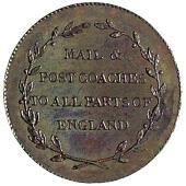 18th Century, Middlesex, Middlesex, C. Ibberson, Proof Halfpenny, St George slaying dragon, rev. legend in wreath...
