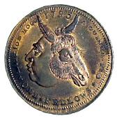 18th Century, Middlesex, Middlesex, T. Spence, Halfpenny, sailor seizing landsman, rev. Odd Fellows (DH 734). Good...