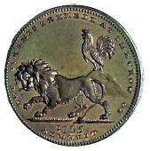 18th Century, Middlesex, Middlesex, T. Spence, Halfpenny, similar, rev. lion dismayed (DH 747a). Extremely fine with...