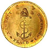 18th Century, Middlesex, Middlesex, T. Spence, Halfpenny, similar, rev. anchor and cap of Liberty (DH 761)....