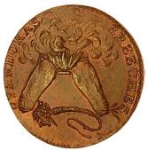 18th Century, Middlesex, Middlesex, T. Spence, Halfpenny, similar, rev. Pandora’s breeches (DH 787). Good...
