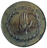 18th Century, Middlesex, Middlesex, T. Spence, Halfpenny, End of Oppression, rev. heart and hand (DH 822). Small...