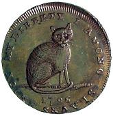 18th Century, Middlesex, Middlesex, T. Spence, Halfpenny, man sitting in prison, rev. cat (DH 850). Extremely fine...