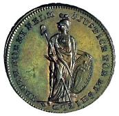 18th Century, Middlesex, Middlesex, T. Spence, Halfpenny, similar, rev. Minerva (DH 866). Good extremely fine with...