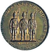 18th Century, Middlesex, Middlesex, T. Spence, Halfpenny, bust of Horne Tooke right, rev. citizens armed (DH 875)....