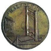 18th Century, Middlesex, Middlesex, T. Spence, Halfpenny, tree of Liberty, rev. guillotine (DH 892). Good extremely...