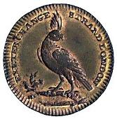 18th Century, Middlesex, Middlesex, J. and G. Pidcock, Farthing, elephant, rev. cockatoo (DH 1067a). Good extremely...