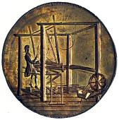 18th Century, Norfolk, Norfolk, Norwich, J. Harvey, Halfpenny, 1792, arms, rev. man working a loom (DH 45)....