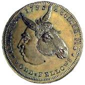 18th Century, Northumberland, Northumberland, Newcastle, J. Spence, Halfpenny, similar, rev. Odd Fellows (DH 12)....